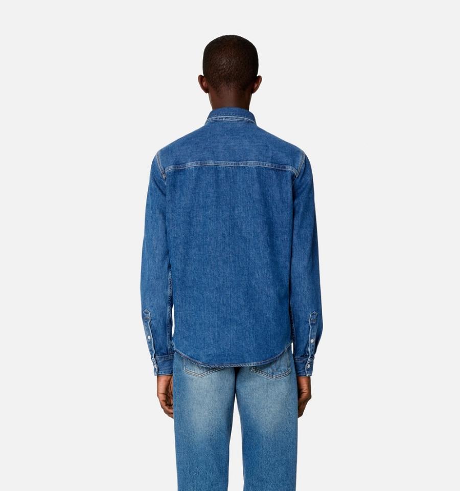 Ami Paris Ami de Coeur Denim Navy | ami_US348