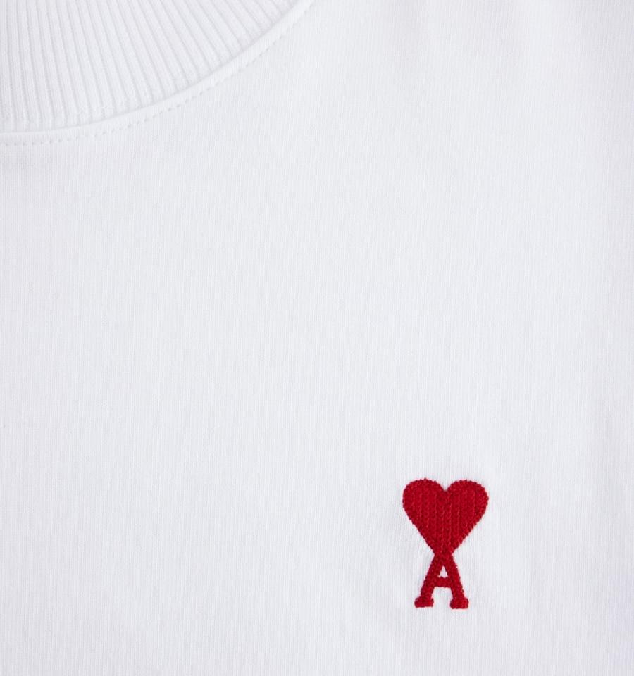 Ami Paris Ami de Coeur Long Sleeves T Shirts White | ami_US468