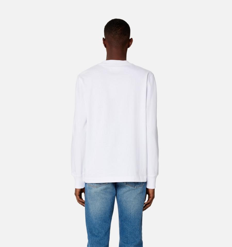 Ami Paris Ami de Coeur Long Sleeves T Shirts White | ami_US468