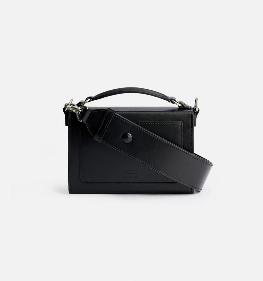 Ami Paris Ami de Coeur Lunch Box Bags Black | ami_US112