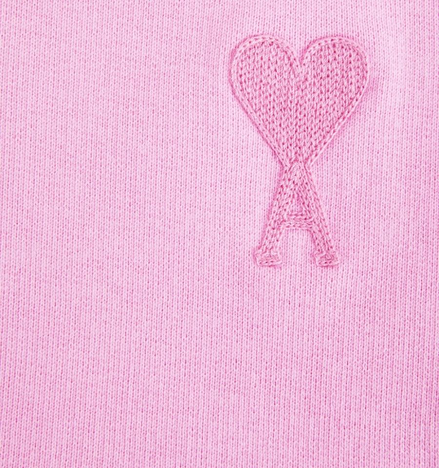 Ami Paris Ami de Coeur Shorts Pink | ami_US306