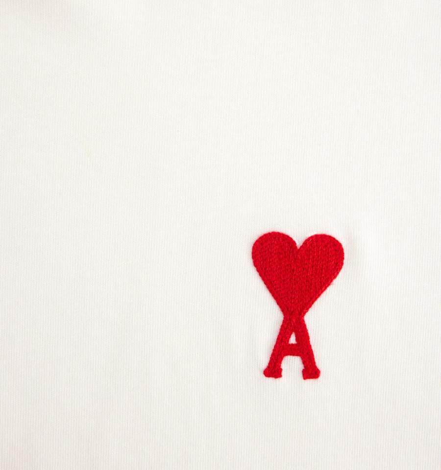 Ami Paris Ami de Coeur T Shirts White | ami_US199