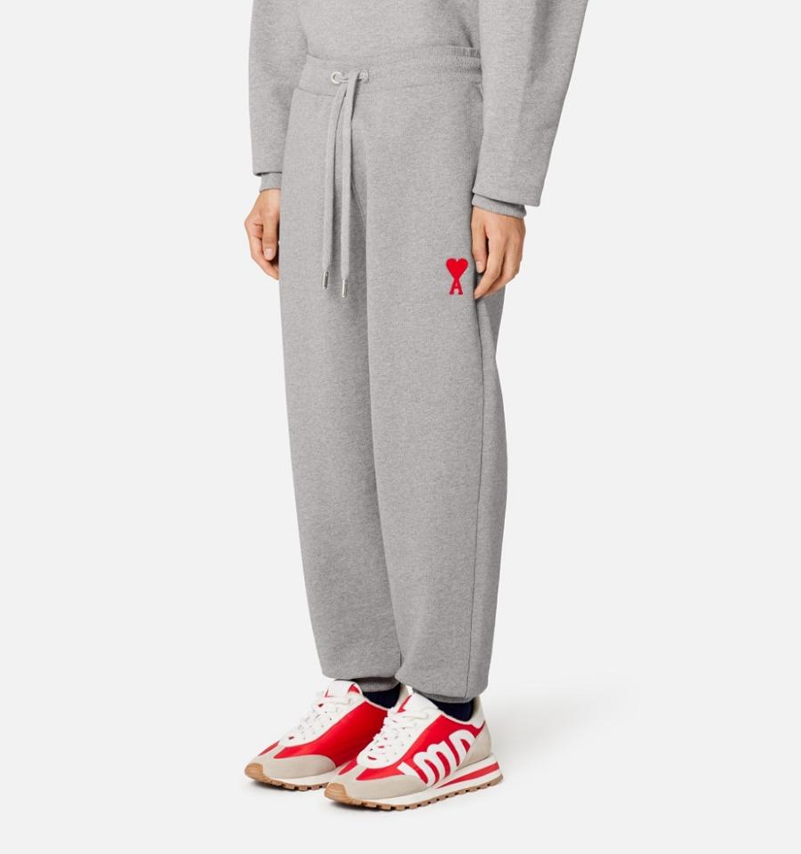 Ami Paris Ami de Coeur Track Pants Grey | ami_US160
