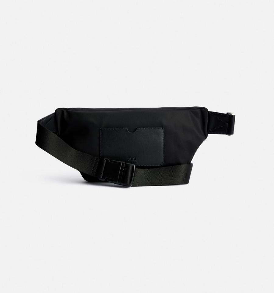 Ami Paris Ami de Coeur Waist Bags Black | ami_US434