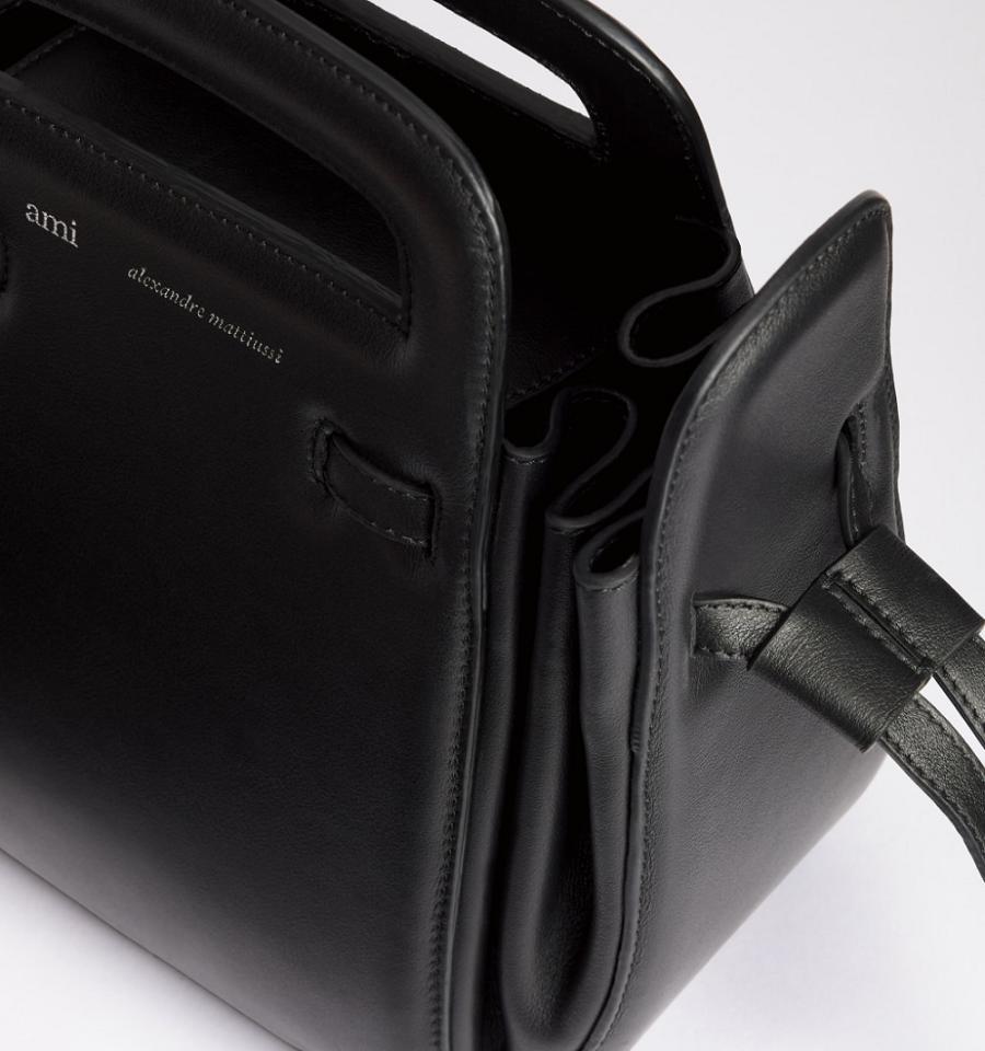 Ami Paris Bucket Accordéon Bags Black | ami_US513