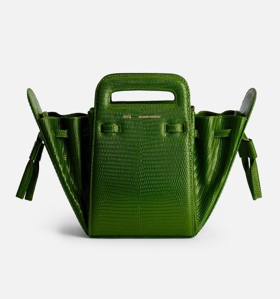 Ami Paris Bucket Accordéon Bags Green | ami_US252