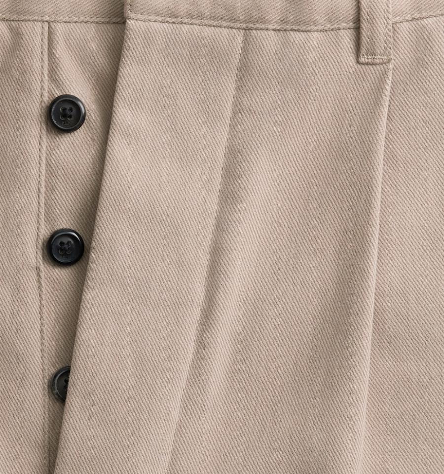 Ami Paris Carrot Oversized Pants Khaki | ami_US260