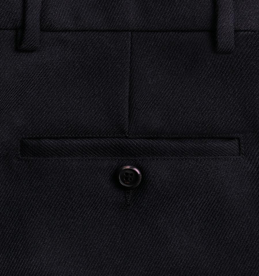 Ami Paris Cigarette Fit Pants Black | ami_US446