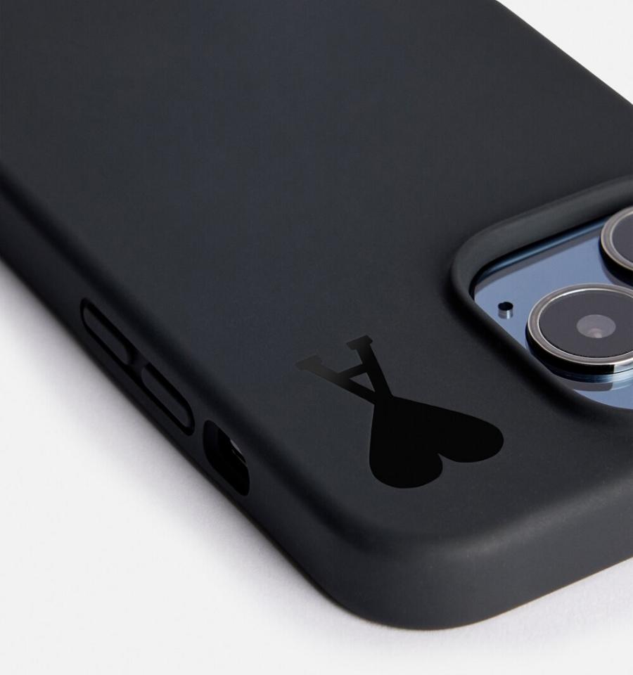 Ami Paris Iphone 14 Pro Phone Case Navy | ami_US431