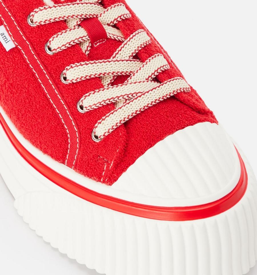 Ami Paris Low Top Ami 1980 Sneakers Red | ami_US217
