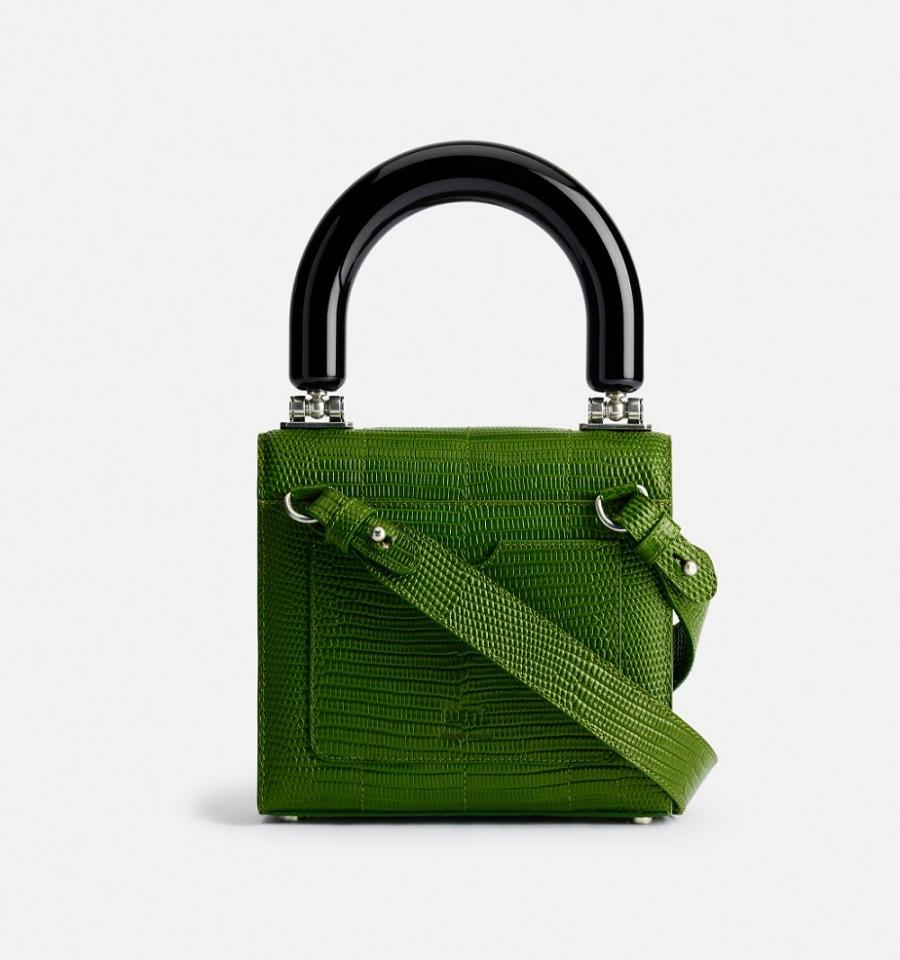 Ami Paris Mini Deja Vu Bags Green | ami_US549