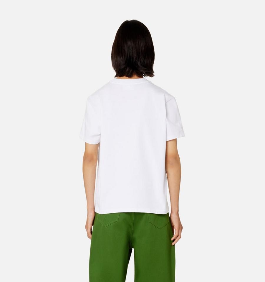 Ami Paris Paris Ami de Coeur T Shirts White | ami_US197