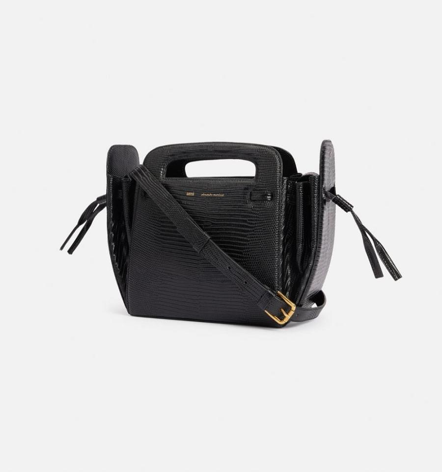 Ami Paris Small Accordéon Bags Black | ami_US362
