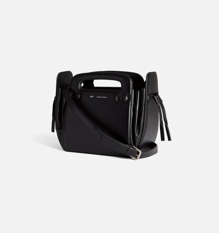 Ami Paris Small Accordéon Bags Black | ami_US366