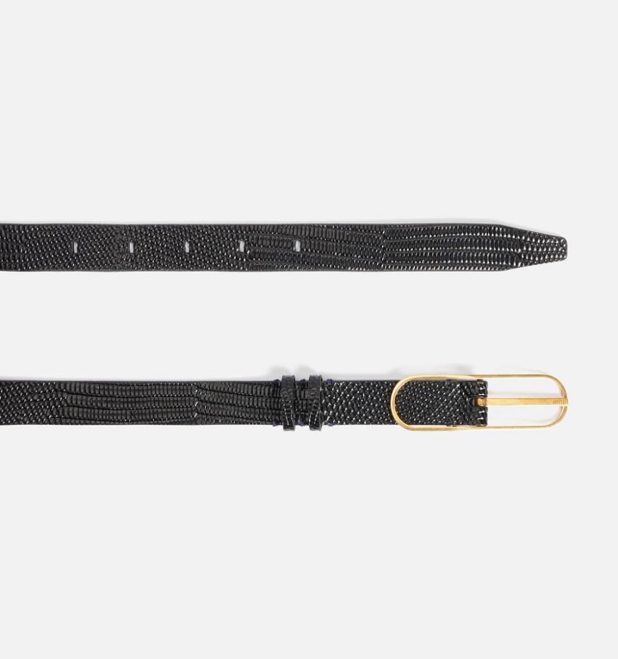 Ami Paris Thin Belt 20 Mm Belts Black | ami_US599