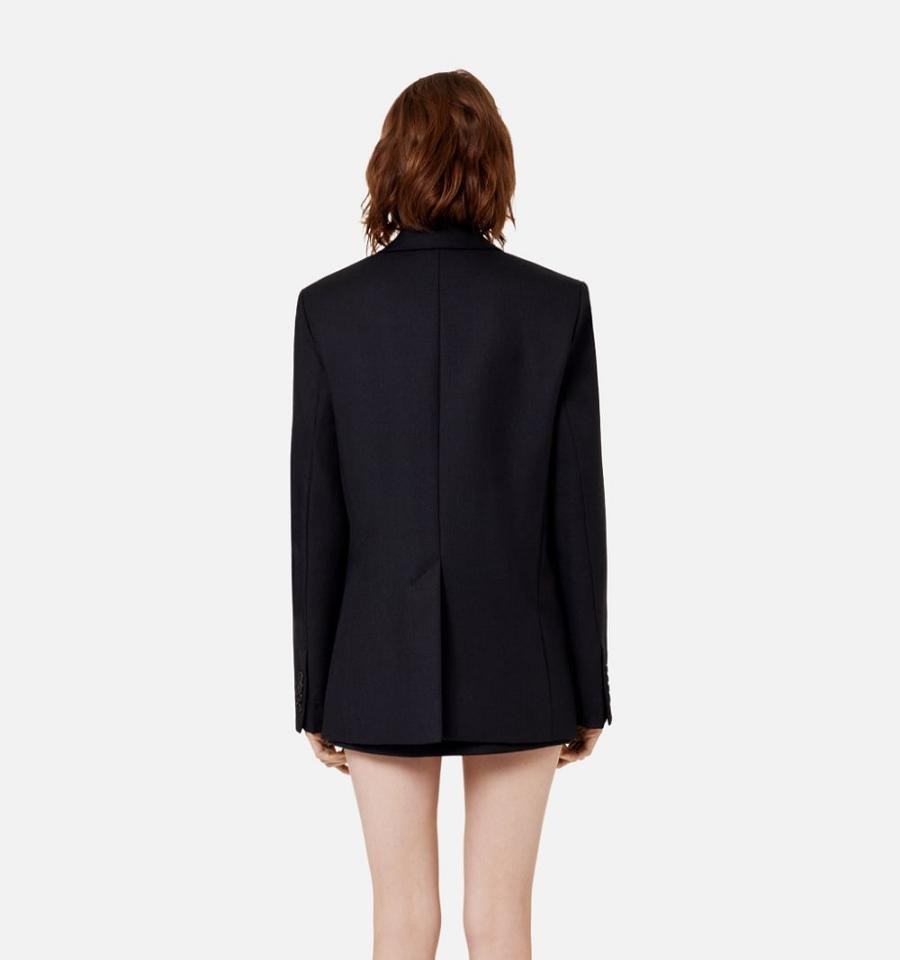 Ami Paris Three Buttons Suits Black | ami_US480
