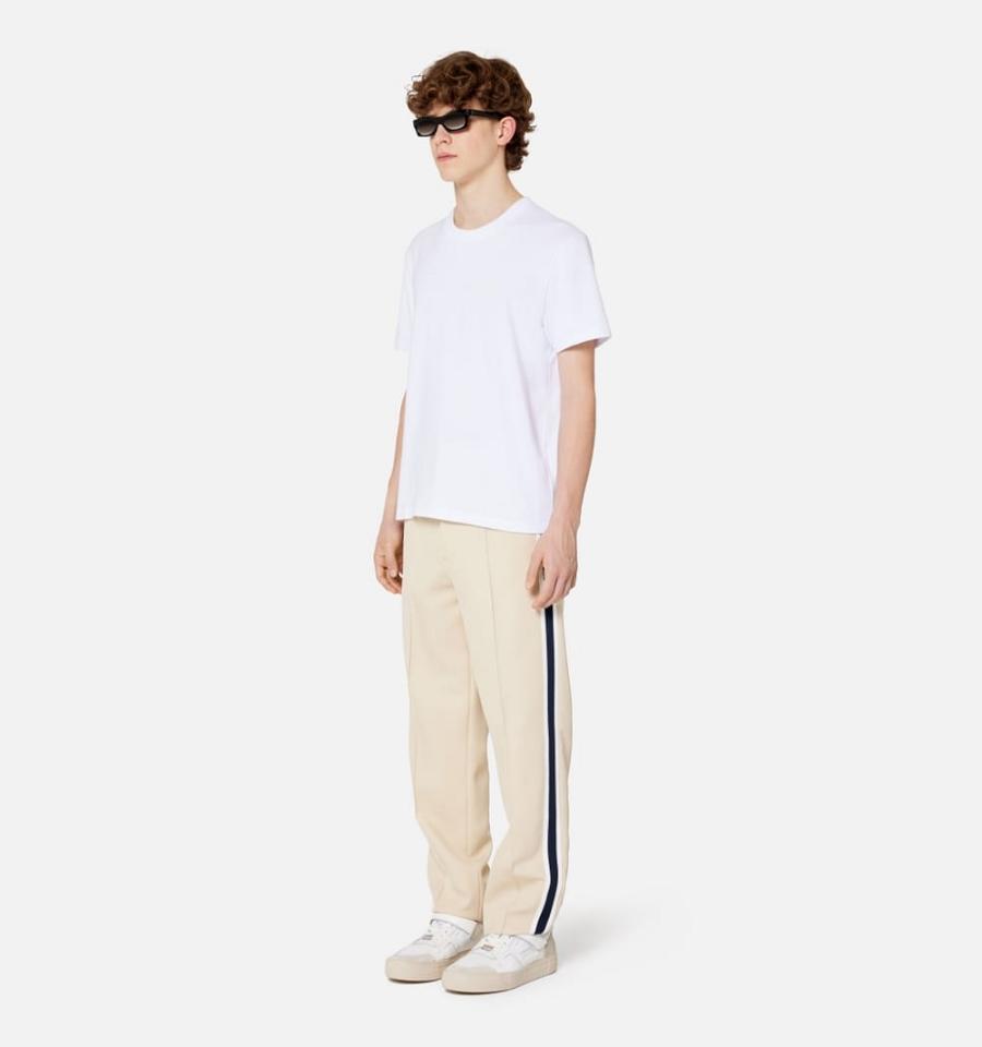 Ami Paris Tonal Ami de Coeur T Shirts White | ami_US164